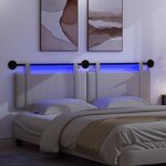 vidaXL Tête de lit suspendue Gris nuage Tissu