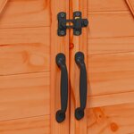 vidaXL Abri de jardin Marron 106 x 56 x 113 5 cm Bois de Sapin Massif