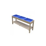 AXI Table d'activite 3 containers Naturel Marron
