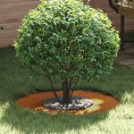 vidaXL Pot en acier corten Acier corten Grand Empilable