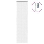 vidaXL Moustiquaire de porte à chaîne 56x186 cm aluminium