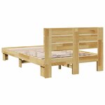 vidaXL Cadre de lit avec tête de lit sans matelas 120x200 cm