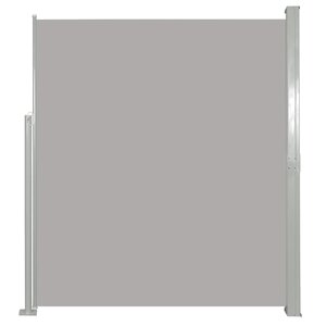 vidaXL Auvent latéral rétractable 140 x 300 cm Gris