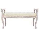 Banc banquette 110 x 45 x 60 cm lin beige 02_0010533