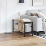 vidaXL Étagère Chêne Sonoma 82 x 32 x 47 cm Bois d'ingénierie