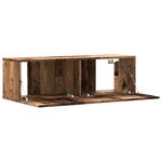 vidaXL Meuble TV mural vieux bois 100x30x30 cm bois d'ingénierie