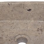 vidaXL Lavabo Gris 30x30x13 cm Marbre