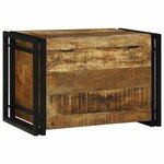 vidaXL Boîte de Rangement 60 x 40 x 41 cm bois de manguier massif