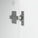 vidaXL Meuble TV Blanc 102 x 34 5 x 50 cm Bois d'ingénierie