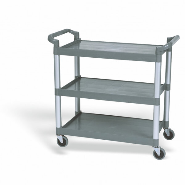 Chariot de service 3 niveaux en aluminium - pujadas -  - plastique