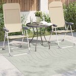 vidaXL Tapis d'intérieur et d'extérieur PALMERAS Vert 120 x 120 cm