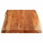 vidaXL Dessus de table 110x60x2 5cm rectangulaire bois massif d'acacia