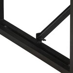 vidaXL Table basse multicolore 80x40x35 cm bois de récupération massif