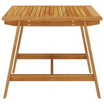 vidaXL Ensemble à manger de jardin 3 Pièces Gris