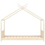 vidaXL Cadre de lit d'enfant Bois de pin massif 70x140 cm