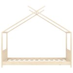 vidaXL Cadre de lit d'enfant Bois de pin massif 70x140 cm