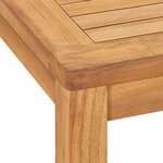 vidaXL Ensemble à manger de jardin 5Pièces Bois de teck massif