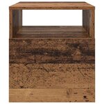 vidaXL Table d'appoint 2 Pièces Bois ancien 40 5 x 40 x 45 cm