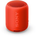 Sony srsxb12r.ce7 enceinte portable - bluetooth - extra bass - waterproof - 16h d'autonomie - rouge