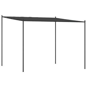 vidaXL Belvédère anthracite 3x3 m 180 g/m² tissu et acier