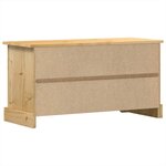 vidaXL Meuble TV Corona 100x40x52 cm bois de pin massif
