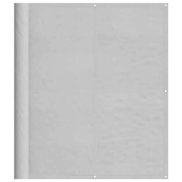 vidaXL Écran de balcon gris clair 120x300 cm 100  polyester oxford