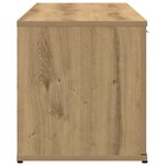 vidaXL Meuble TV chêne artisanal 120x34x37 cm bois d'ingénierie