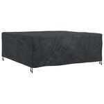 vidaXL Housse pour mobilier d'extérieur Noir 200 x 200 x 90 cm 420D