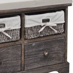 Banc banquette de rangement marron 62 x 33 x 42 cm bois de paulownia 02_0021255