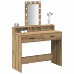 vidaXL Table de Toilette Marron 100 x 41 x 140 cm Bois d'ingénierie