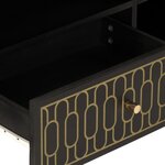 vidaXL Meuble TV 80x33x46 cm bois massif de manguier