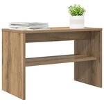 vidaXL Meuble TV Chêne artisanal 60 x 30 x 40 cm Bois d'ingénierie