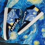 Baskets CAVAL x La Nuit étoilée - Mid