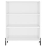 vidaXL Armoire à étagères blanc brillant 69 5x32 5x90 cm
