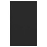 vidaXL Buffet avec 3 tiroirs Noir 120x41x75 cm Bois d'ingénierie