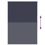 vidaXL Store enrouleur occultant largeur du tissu 85 7 cm polyester