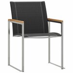 vidaXL EnsembledeRepasdeJardin 5 Pièces Teck massif