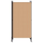 vidaXL Paravent à 6 panneaux Beige 520 x 180 cm Tissu