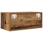vidaXL Meubles TV 2 Pièces vieux bois 60x31x25 5 cm bois d'ingénierie