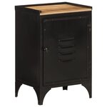 vidaXL Ensemble de meubles salle de bain 5 Pièces fer et bois de manguier