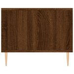 vidaXL Table basse chêne marron 90x50x40 cm bois d'ingénierie