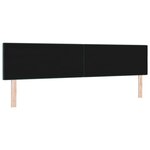 vidaXL Tête de lit LED avec des lumières à LED Vert 200 cm Polyester