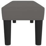 Banc banquette gris 100 x 30 x 30 cm synthétique 02_0010545