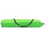 vidaXL Chaise longue pliable 2 places vert acier