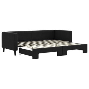 vidaXL Lit de jour avec gigogne sans matelas 80x200 cm