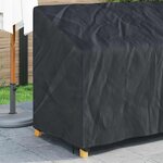 vidaXL Housse de banc de jardin 165 x 70 x 65 / 94 cm Tissu Oxford 420D