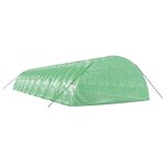 vidaXL Serre avec cadre en acier vert 108 m² 18x6x2 85 m