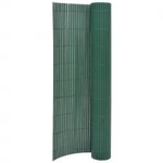 vidaXL Clôture de jardin double face 110x400 cm Vert