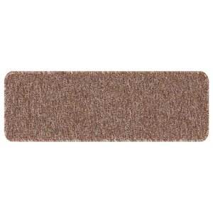 vidaXL Tapis Antidérapants pour Escaliers 15 Pièces Marron 60 x 25 cm PP