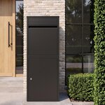 Boîte aux lettres pour colis - ParcelXL® - Boîte à colis - Indépendante - Boîte aux lettres suspendue - Noir - XXL
